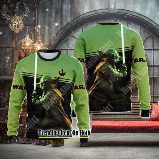 Star Wars Yoda Do Or Do Not There Is No Try Christmas Ugly Sweater