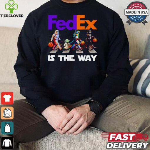 Star Wars characters FedEx is the way Halloween shirt