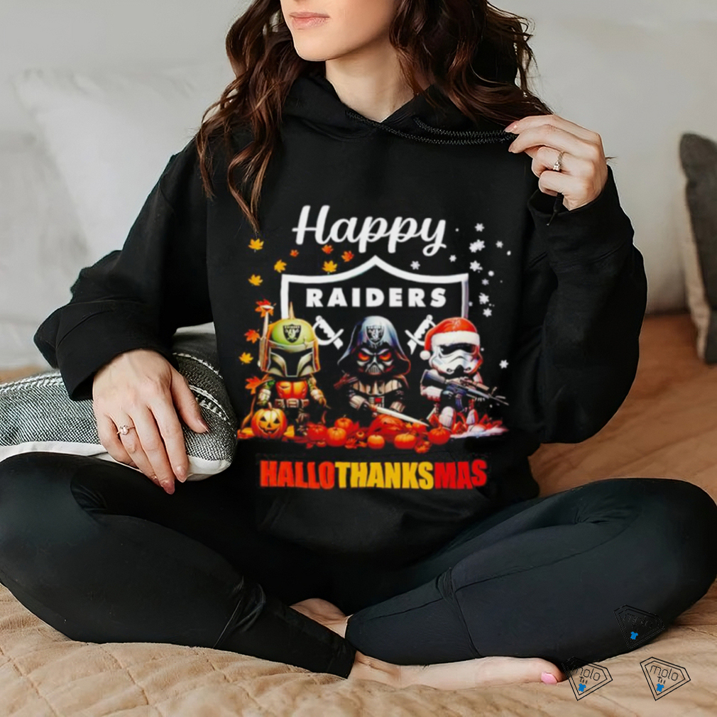 Star Wars chibi villains Raiders Happy HalloThanksMas shirt Star Wars chibi villains Raiders Happy HalloThanksMas shirt