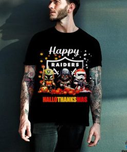 Star Wars chibi villains Raiders Happy HalloThanksMas shirt
