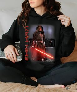 Star Wars_ Ahsoka Shin Hati Orange Lightsaber Jedi Poster T Shirt