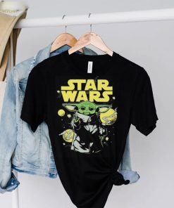 Star wars master Yoda celestial yellow tones shirt