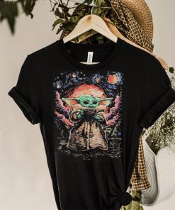 Star wars master Yoda ld starry night shirt