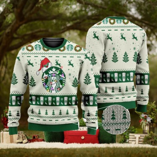 Starbucks Coffee 3D All Over Printed Ugly Christmas Sweater Christmas Gift For Family