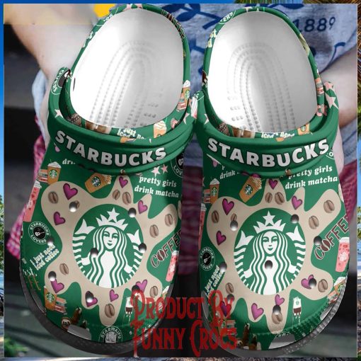 Starbucks Valentines Day Crocs