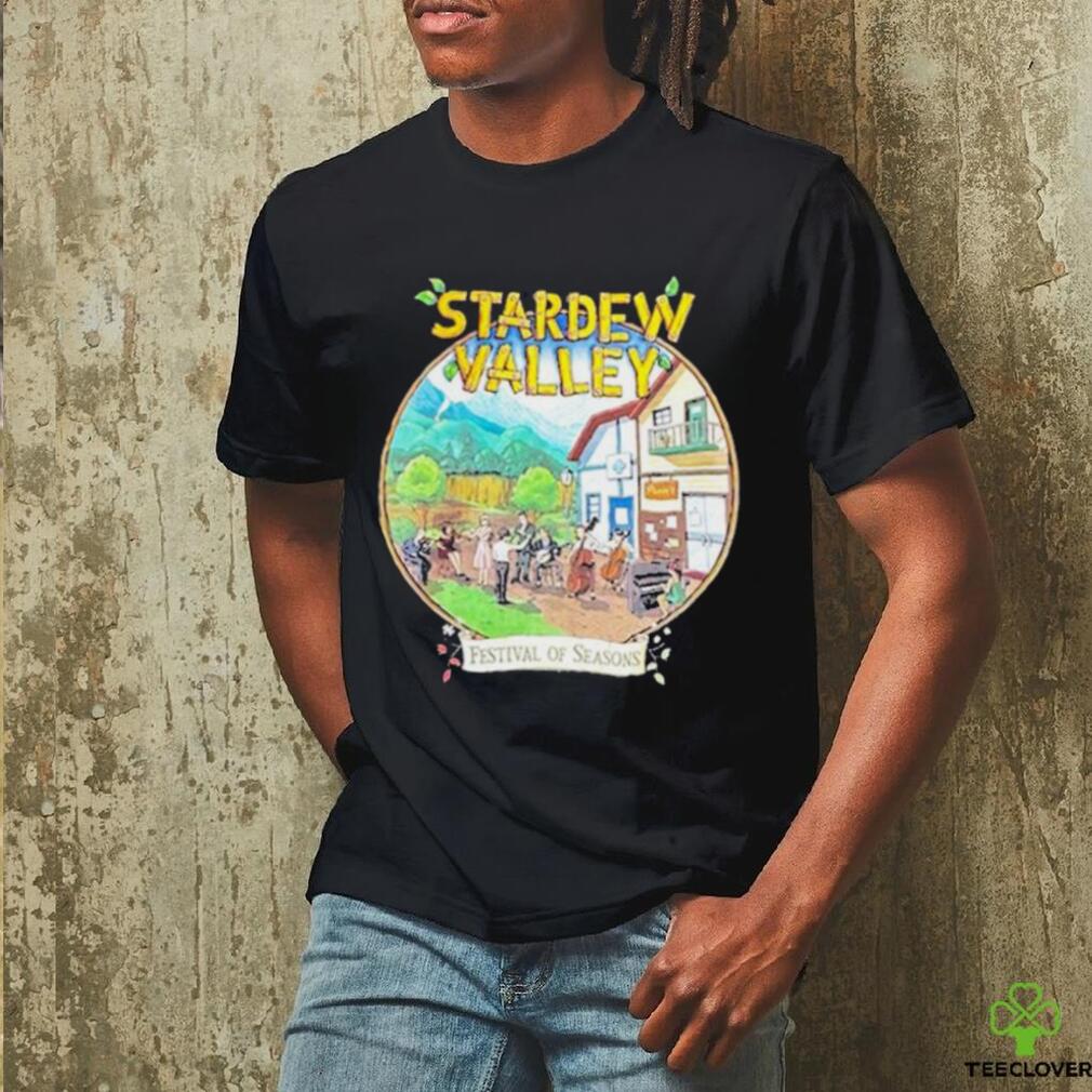 Stardew Valley Festival Of Seasons Tour Black T shirt Stardew Valley Festival Of Seasons Tour Black T shirt