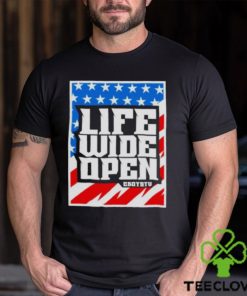 Stars and stripes life wide open shirt