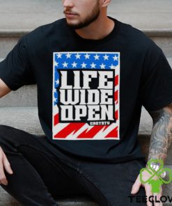 Stars and stripes life wide open hoodie, sweater, longsleeve, shirt v-neck, t-shirt