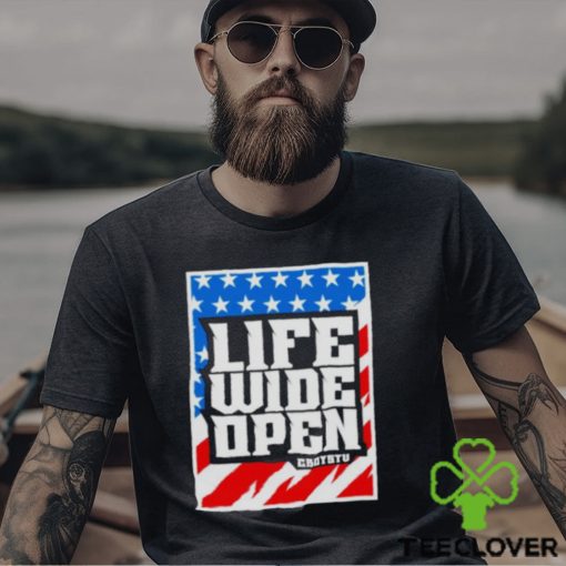 Stars and stripes life wide open hoodie, sweater, longsleeve, shirt v-neck, t-shirt