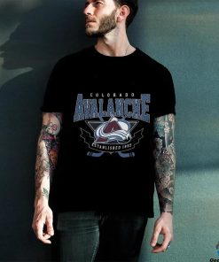 Starter Colorado Avalanche Team Logo Graphic Established 1995 Shirt