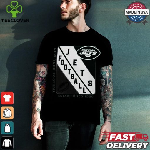 Starter Green New York Jets Shield T Shirt