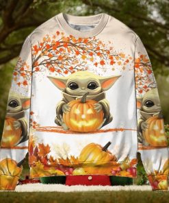 Starwars Baby Yoda Tricks Or Treat Ugly Christmas Sweater