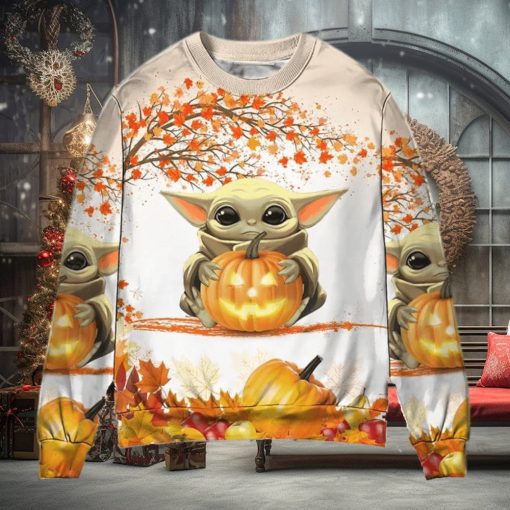 Starwars Baby Yoda Tricks Or Treat Ugly Christmas Sweater