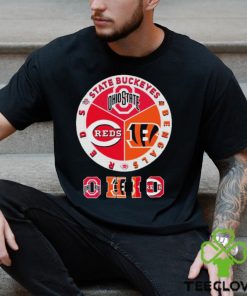 State Buckeyes, Bengals And Reds Ohio Sports Teams Logo Shirt