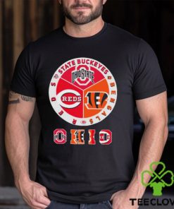 State Buckeyes, Bengals And Reds Ohio Sports Teams Logo Shirt
