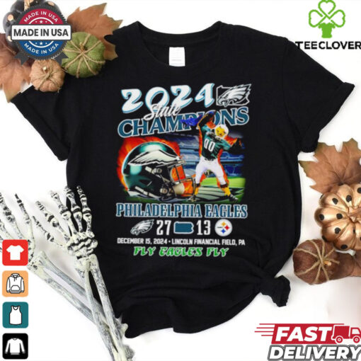 State Champions Philadelphia Eagles T Shirt 27 Steelers 13