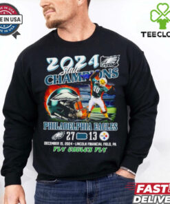 State Champions Philadelphia Eagles T-shirt with a design celebrating the 27-13 victory over the Steelers.