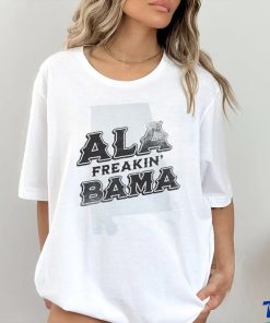 State Life Women's Alabama Freakin Short Sleeve Graphic T shirt