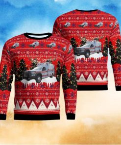Statesboro, Georgia, Bulloch County EMS AOP Ugly Sweater Xmas Christmas Gift