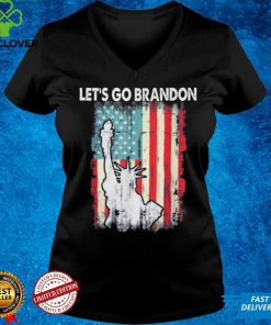 Statue of Liberty Lets Go Brandon American flag 2021 T Shirt