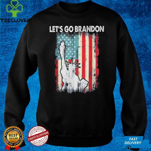 Statue of Liberty Lets Go Brandon American flag 2021 T Shirt
