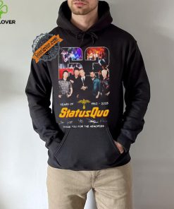 Status Quo 63 Years Of 1962 2025 Thank You For The Memories Signatures shirt