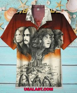 Status Quo Rock Band Unisex Hawaiian Shirt