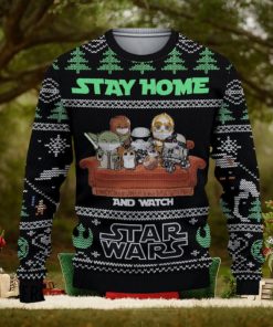 Stay Home Star Wars Ugly Christmas Sweater For Men And Women