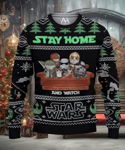 Stay Home Star Wars Ugly Christmas Sweater