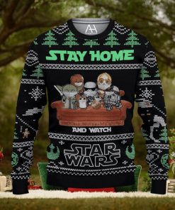 Stay Home Star Wars Ugly Christmas Sweater