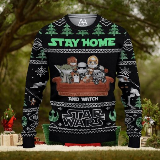 Stay Home Star Wars Ugly Christmas Sweater