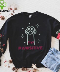 Stay pawsitive 2022 hoodie, sweater, longsleeve, shirt v-neck, t-shirt