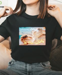 Staying delulu is the solulu frog meme shirt 3 Staying delulu is the solulu frog meme shirt