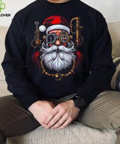 Steampunk Santa Claus art shirt