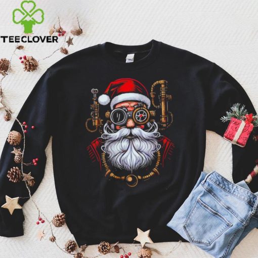 Steampunk Santa Claus art shirt
