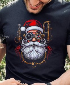 Steampunk Santa Claus art shirt