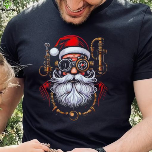 Steampunk Santa Claus art shirt