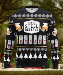 Steel Beer Ugly Christmas Sweater For Men Women