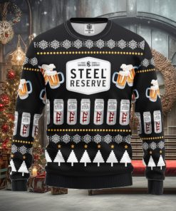 Steel Beer Ugly Christmas Sweater For Men Women