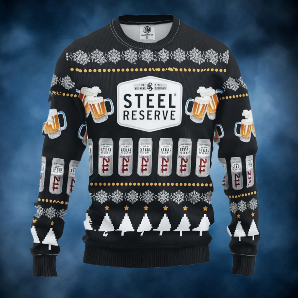 Steel Reserve Beer Ugly Christmas Sweater, Faux Wool Sweater, Gifts For Beer Lovers, International Beer Day, Best Christmas Gifts For 2022 – Prinvity Steel Reserve Beer Ugly Christmas Sweater, Faux Wool Sweater, Gifts For Beer Lovers, International Beer Day, Best Christmas Gifts For 2022 – Prinvity