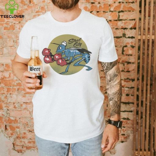 Steel city Ant with boxing gloves shirt