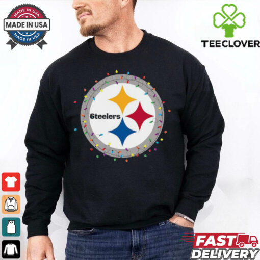Steelers Christmas Lights T Shirt