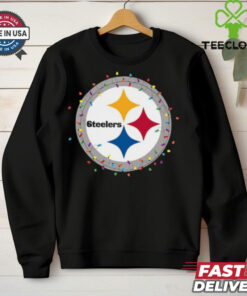 Steelers Christmas Lights T Shirt