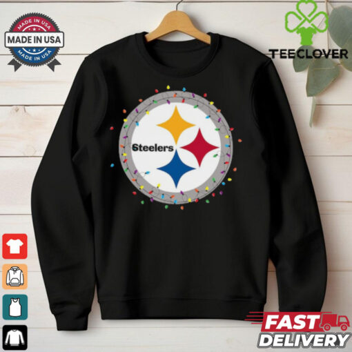 Steelers Christmas Lights T Shirt