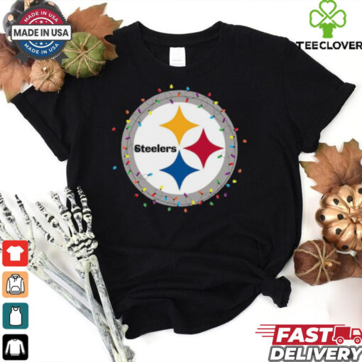Steelers Christmas Lights T Shirt