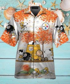 Steelers Snoopy Autumn Theme Hawaiian Shirt