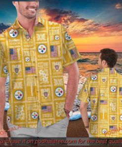 Steelers Summer Commemorative Hawaiian Shirt