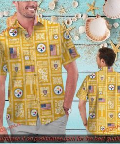 Steelers Summer Commemorative Hawaiian Shirt