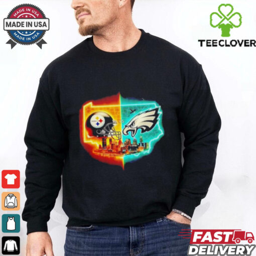 Steelers and Eagles december 15 t shirt