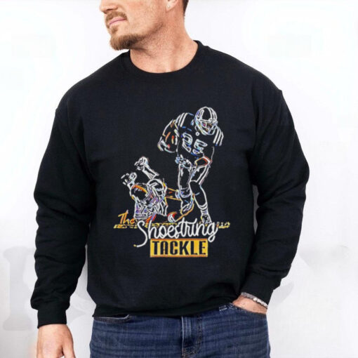 Steelers vs ravens the shoestring tackle hoodie, sweater, longsleeve, shirt v-neck, t-shirt